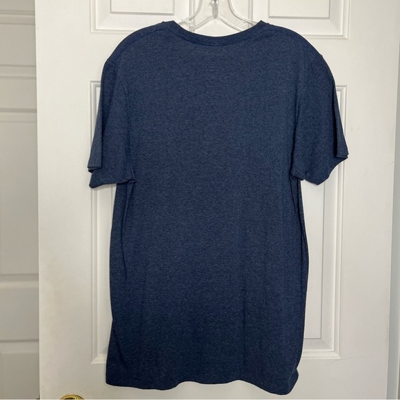 NWOT Motorcycle Anatomy Men’s Graphic Tee M Heather Blue - Picture 5 of 8